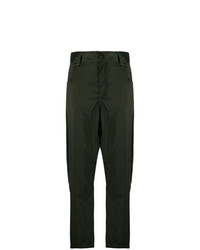 Темно-зеленые узкие брюки от Haider Ackermann
