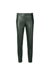 Темно-зеленые узкие брюки от Kiltie