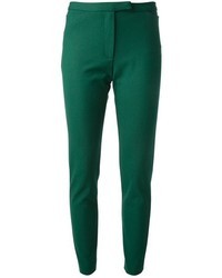 Темно-зеленые узкие брюки от MSGM
