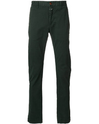 Мужские темно-зеленые хлопковые брюки от Closed