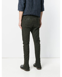 Мужские темно-зеленые хлопковые брюки от Masnada