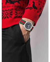 Мужские темно-зеленые часы от Gucci