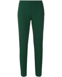 Женские темно-зеленые шерстяные брюки от P.A.R.O.S.H.