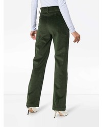 Темно-зеленые широкие брюки от Materiel