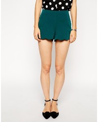 Женские темно-зеленые шорты от Asos