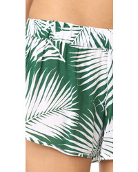 Женские темно-зеленые шорты от Mikoh