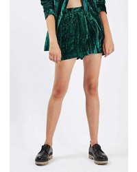 Женские темно-зеленые шорты от Topshop