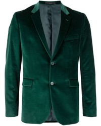 Мужской темно-зеленый бархатный пиджак от Paul Smith