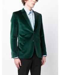 Мужской темно-зеленый бархатный пиджак от Paul Smith