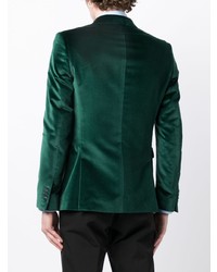 Мужской темно-зеленый бархатный пиджак от Paul Smith