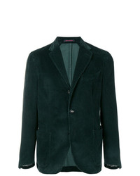 Мужской темно-зеленый бархатный пиджак от The Gigi