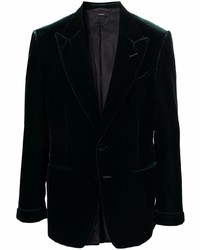 Мужской темно-зеленый бархатный пиджак от Tom Ford