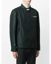 Мужской темно-зеленый бомбер от Lanvin