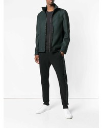 Мужской темно-зеленый бомбер от Chalayan