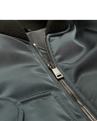 Мужской темно-зеленый бомбер от Jil Sander