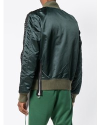 Мужской темно-зеленый бомбер от Diesel