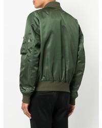 Мужской темно-зеленый бомбер от Kenzo