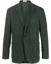 Мужской темно-зеленый вельветовый пиджак от Boglioli