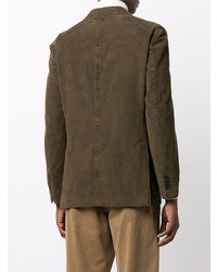 Мужской темно-зеленый вельветовый пиджак от Lardini