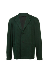 Мужской темно-зеленый вельветовый пиджак от Issey Miyake Men