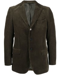 Мужской темно-зеленый вельветовый пиджак от Man On The Boon.