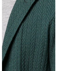Мужской темно-зеленый вязаный пиджак от Lardini