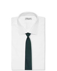 Мужской темно-зеленый галстук в горошек от Paul Smith