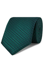 Мужской темно-зеленый галстук от Charvet