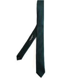 Мужской темно-зеленый галстук от Dolce & Gabbana