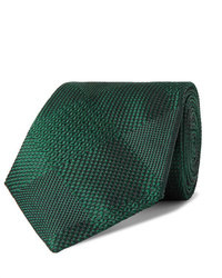Мужской темно-зеленый галстук от Turnbull & Asser