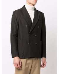 Мужской темно-зеленый двубортный пиджак от Circolo 1901