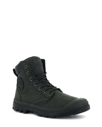 Темно-зеленый зимние ботинки