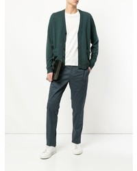 Мужской темно-зеленый кардиган от Gieves & Hawkes