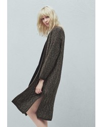 Женский темно-зеленый кардиган от Mango