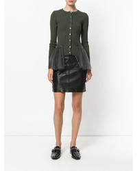 Женский темно-зеленый кардиган от Moschino