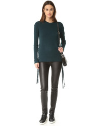 Женский темно-зеленый кашемировый свитер от RtA