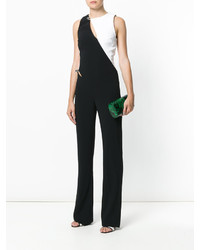 Темно-зеленый клатч с принтом от Elie Saab