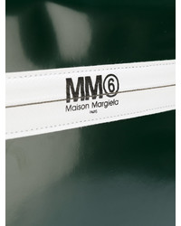 Темно-зеленый клатч от MM6 MAISON MARGIELA