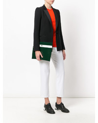 Темно-зеленый клатч от MM6 MAISON MARGIELA