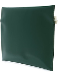 Темно-зеленый клатч от MM6 MAISON MARGIELA