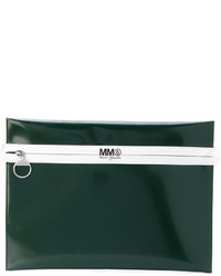 Темно-зеленый клатч от MM6 MAISON MARGIELA