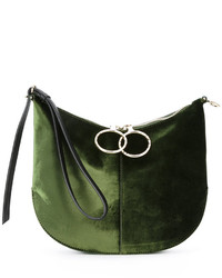 Темно-зеленый клатч от Nina Ricci