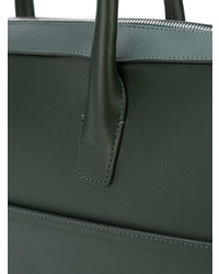 Темно-зеленый кожаный портфель от Mansur Gavriel