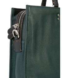 Темно-зеленый кожаный портфель от Coach