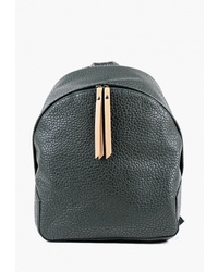 Женский темно-зеленый кожаный рюкзак