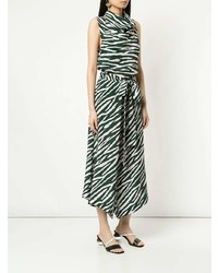 Темно-зеленый комбинезон с принтом от Ginger & Smart