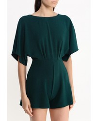 Темно-зеленый комбинезон с шортами от LOST INK