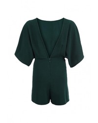 Темно-зеленый комбинезон с шортами от LOST INK