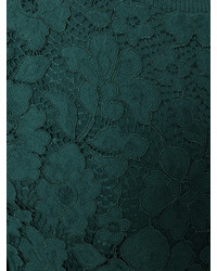 Женский темно-зеленый кружевной свитер от Twin-Set