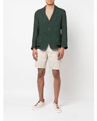 Мужской темно-зеленый льняной пиджак от Barena